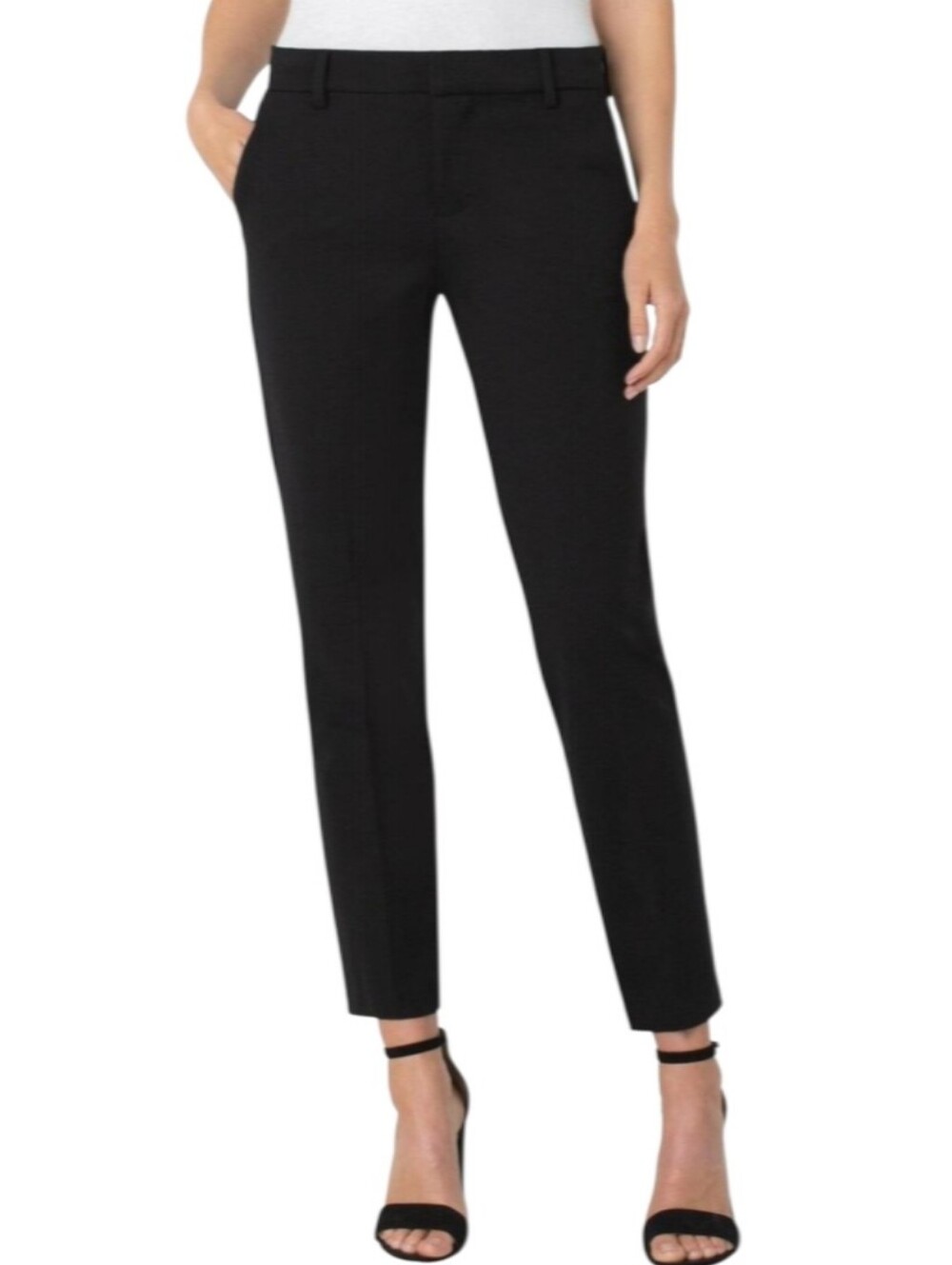 Liverpool Kelsey Black Trouser Ankle Pants-NWT